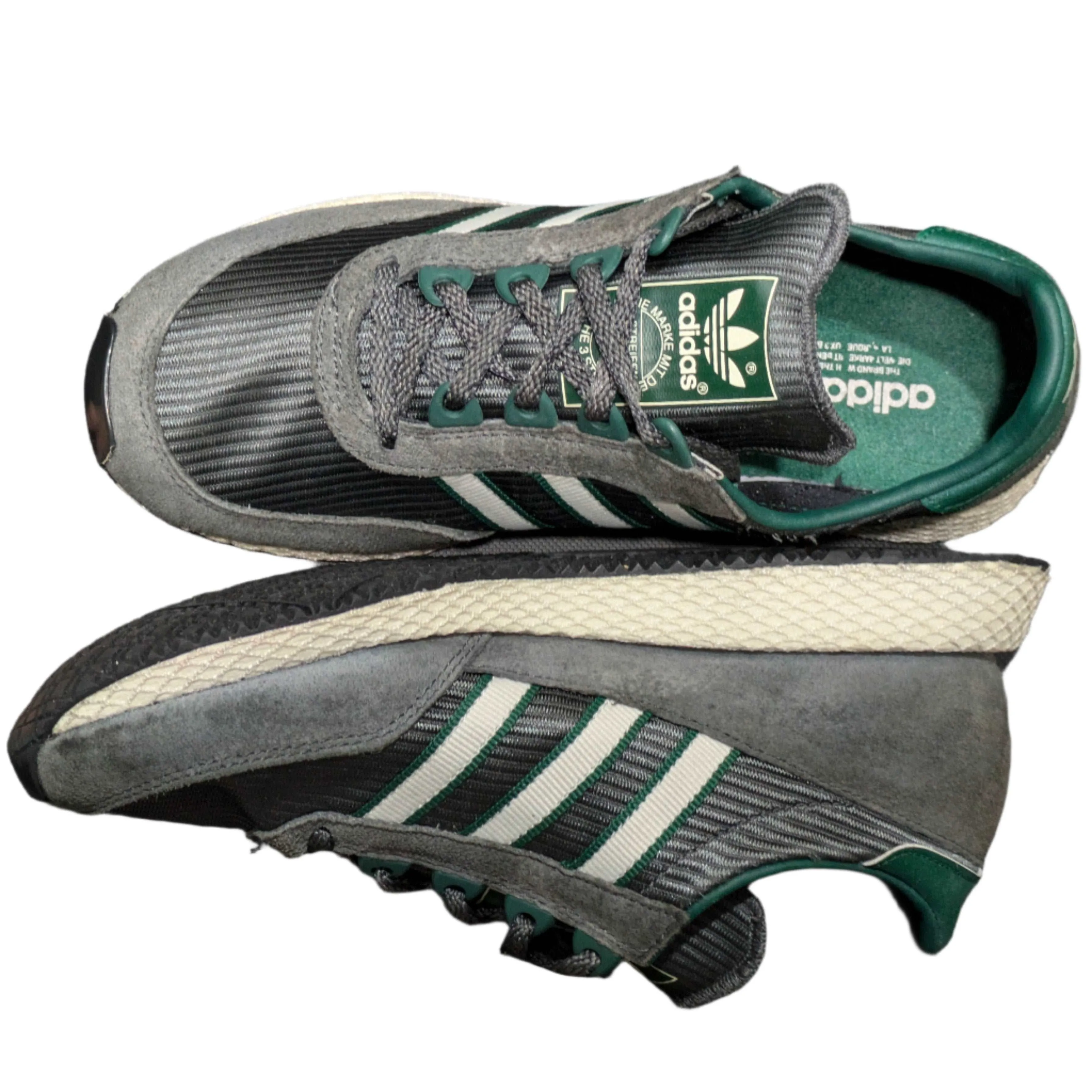 Adidas Originals Glenbuck GX7592 Grey Trainers - Size UK 5.5 / EU 38 2/3 / US 6