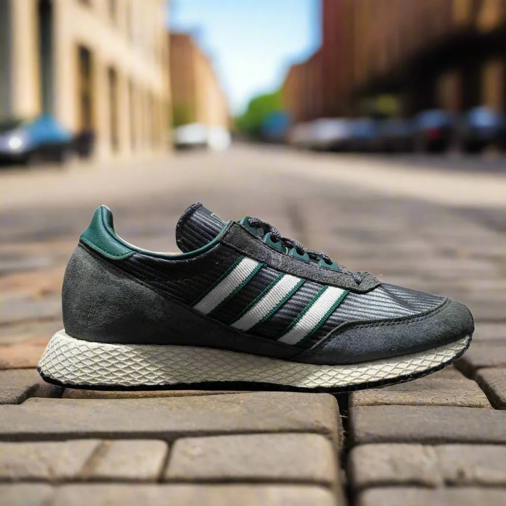 Adidas Originals Glenbuck GX7592 Grey Trainers - Size UK 5.5 / EU 38 2/3 / US 6