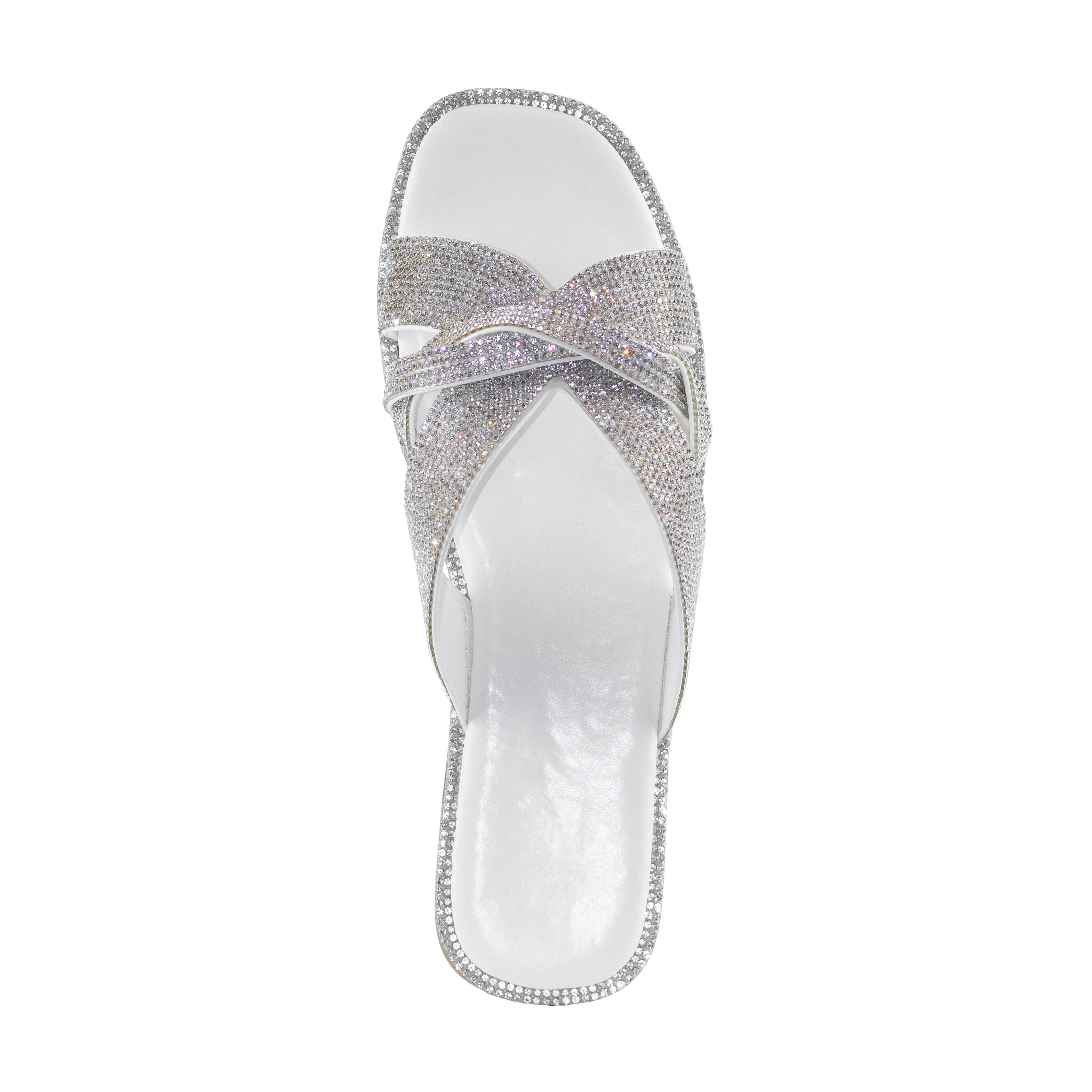 Amita - Embellished Strap Flat Sandals