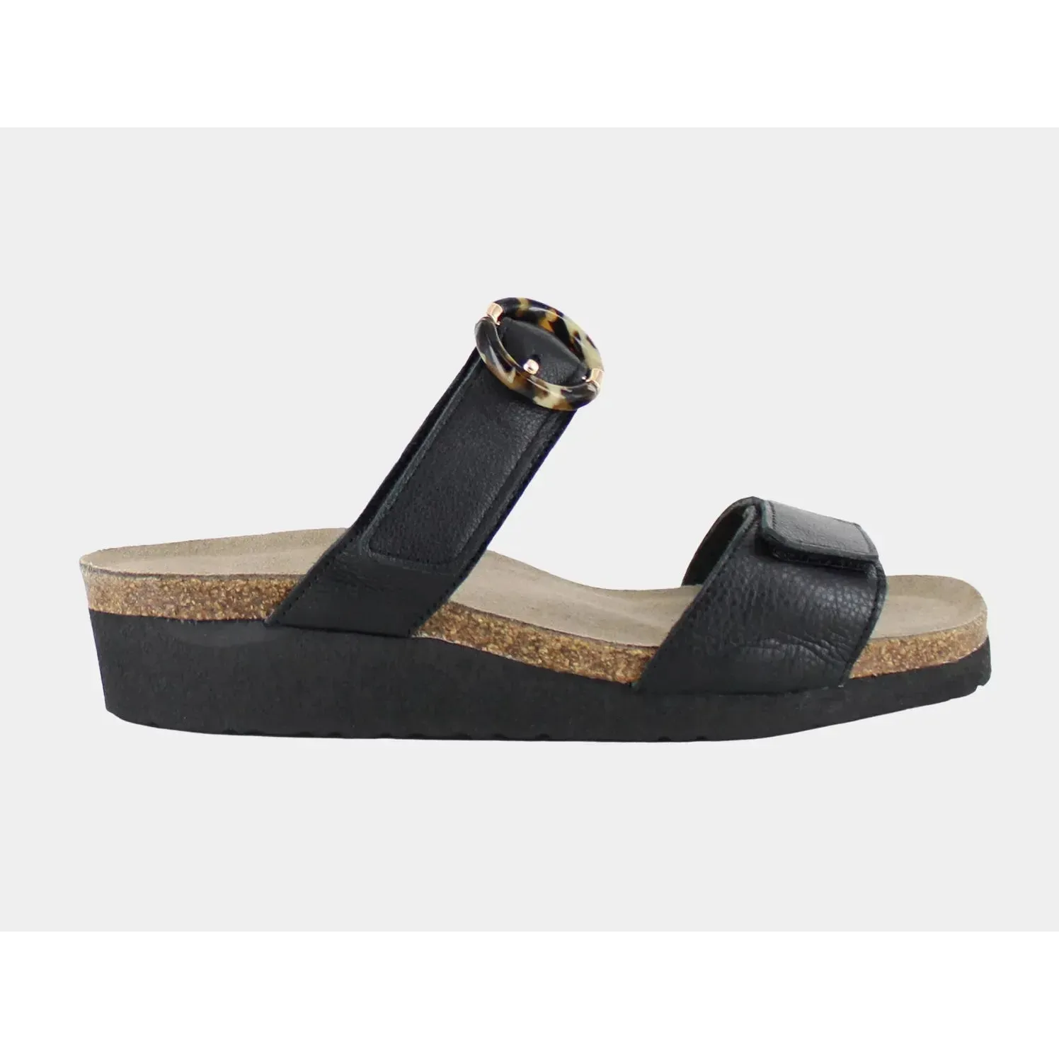 Anabel Sandals - Black Leather