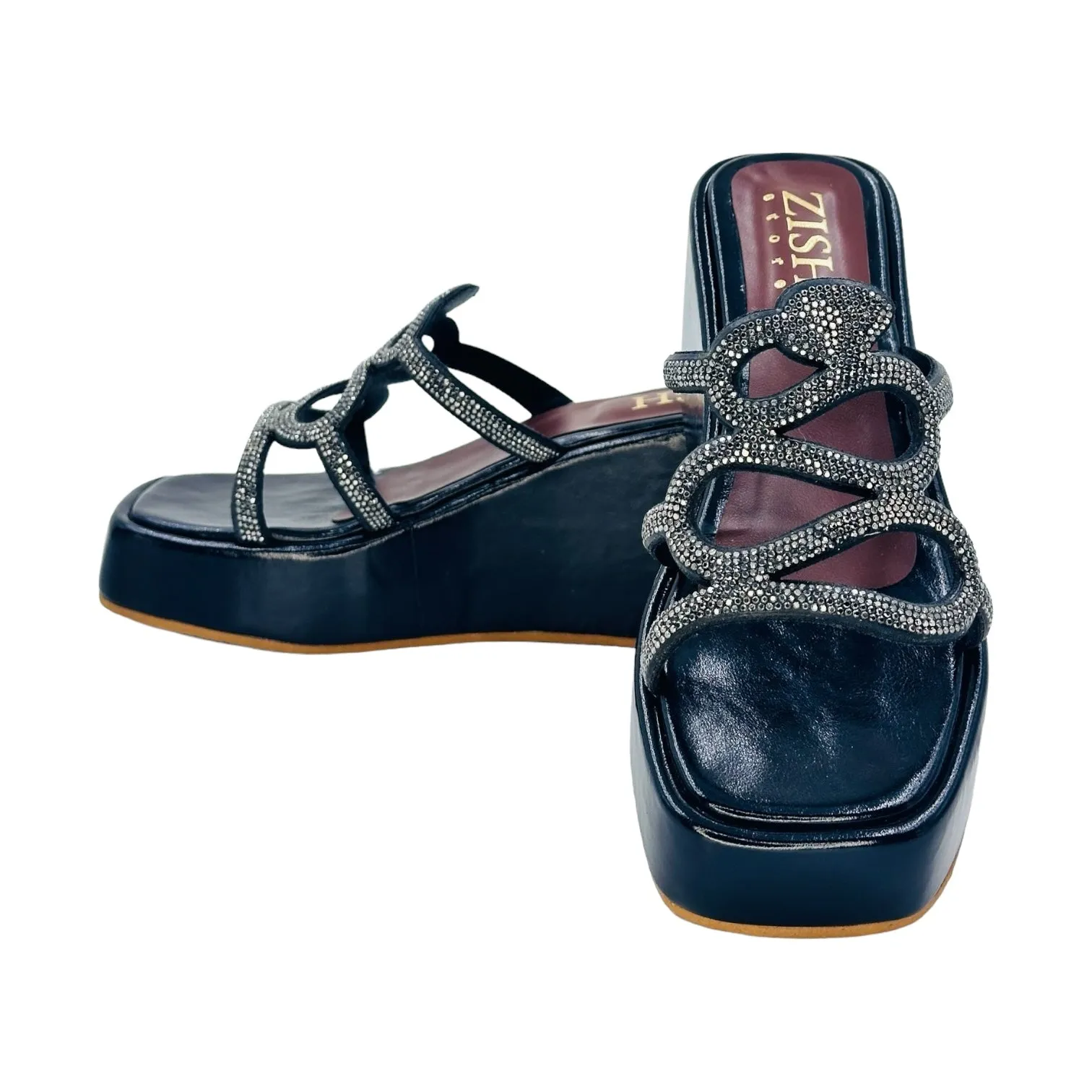 Black Slytherine Slides