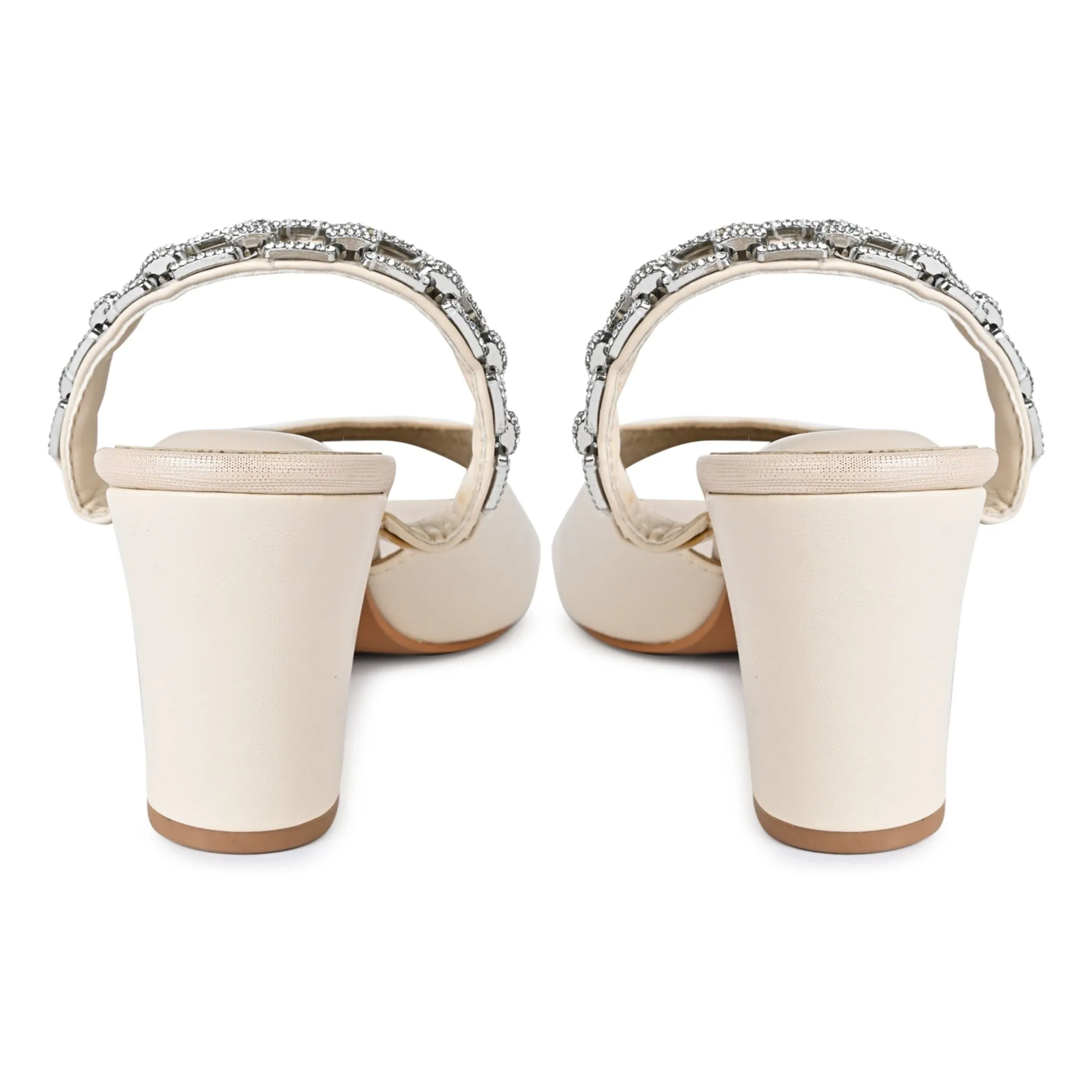 Chained in Diamond Nude Heel