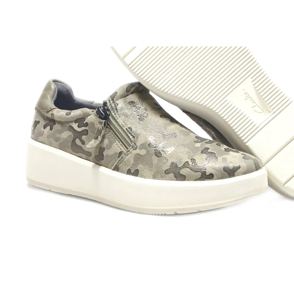 Clarks Leyton Step Low-Top Sneakers Fabric Multicolour Colour For Women