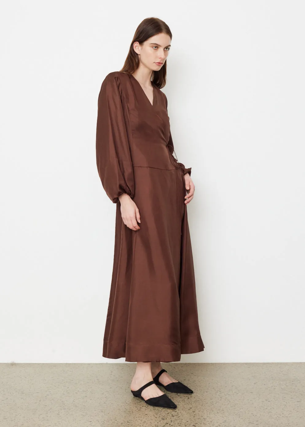 Classico Silk Wrap Dress
