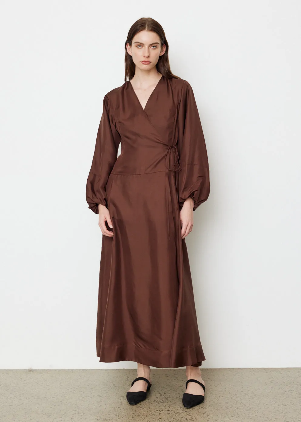 Classico Silk Wrap Dress