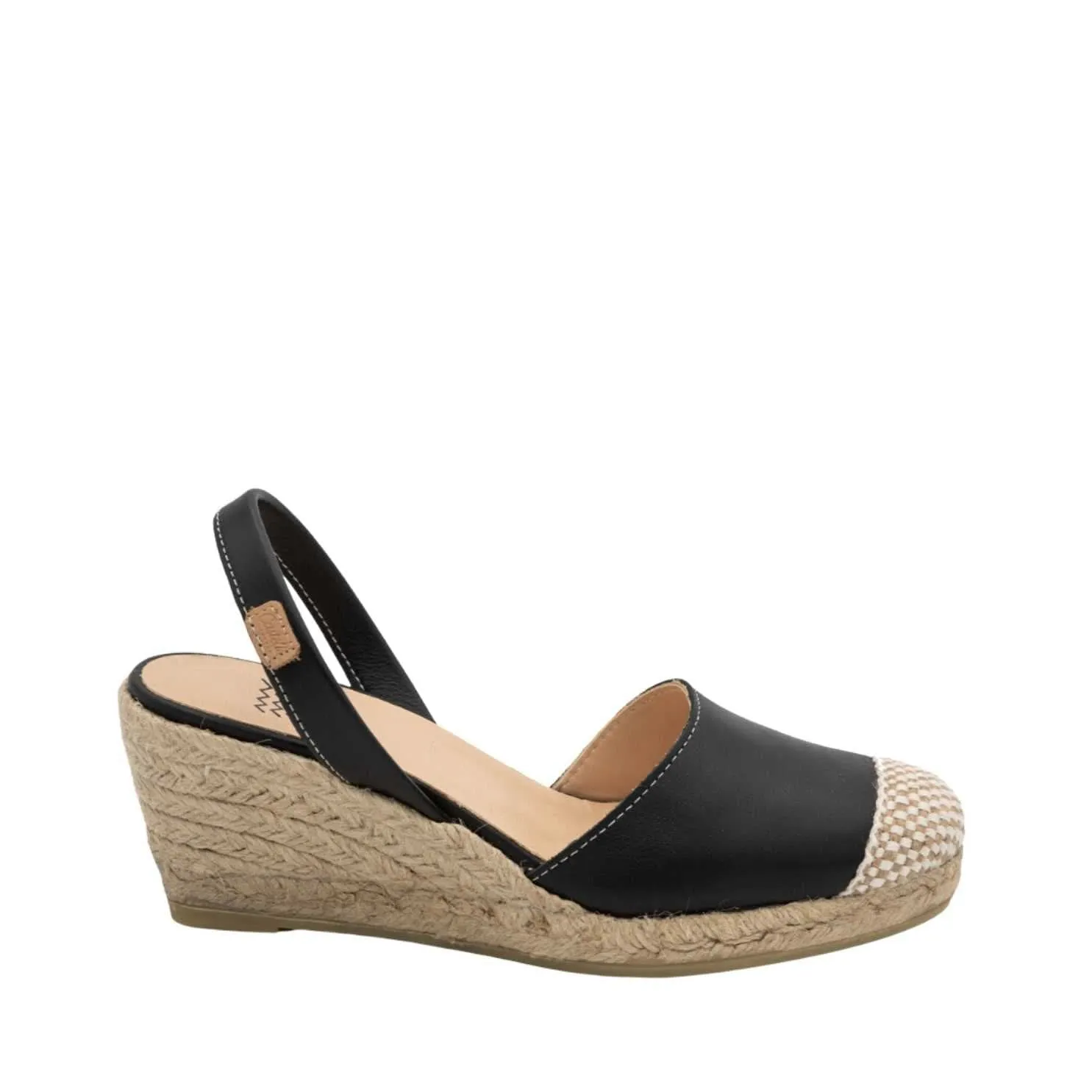 Closed Toe Leather Espadrille - Frida Montada 1924 Ciervo 5C