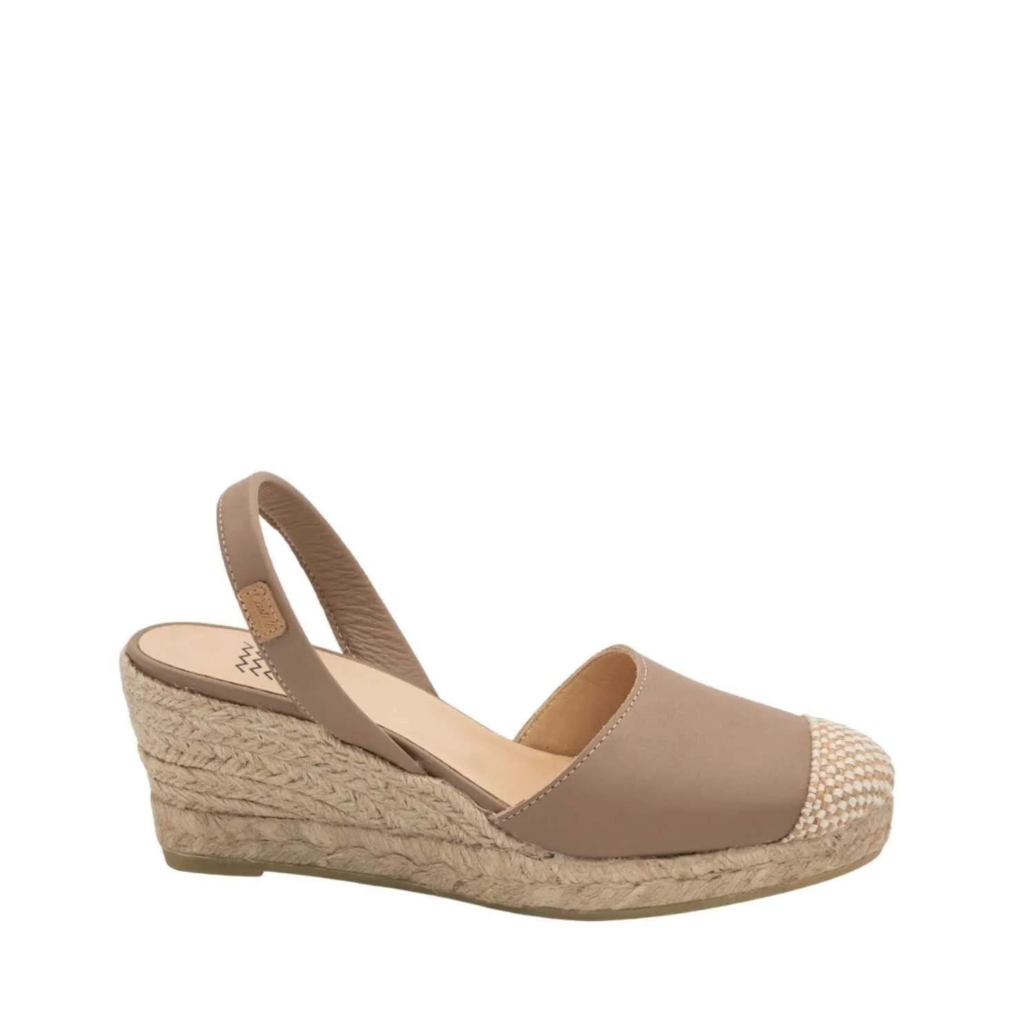 Closed Toe Leather Espadrille - Frida Montada 1924 Ciervo 5C