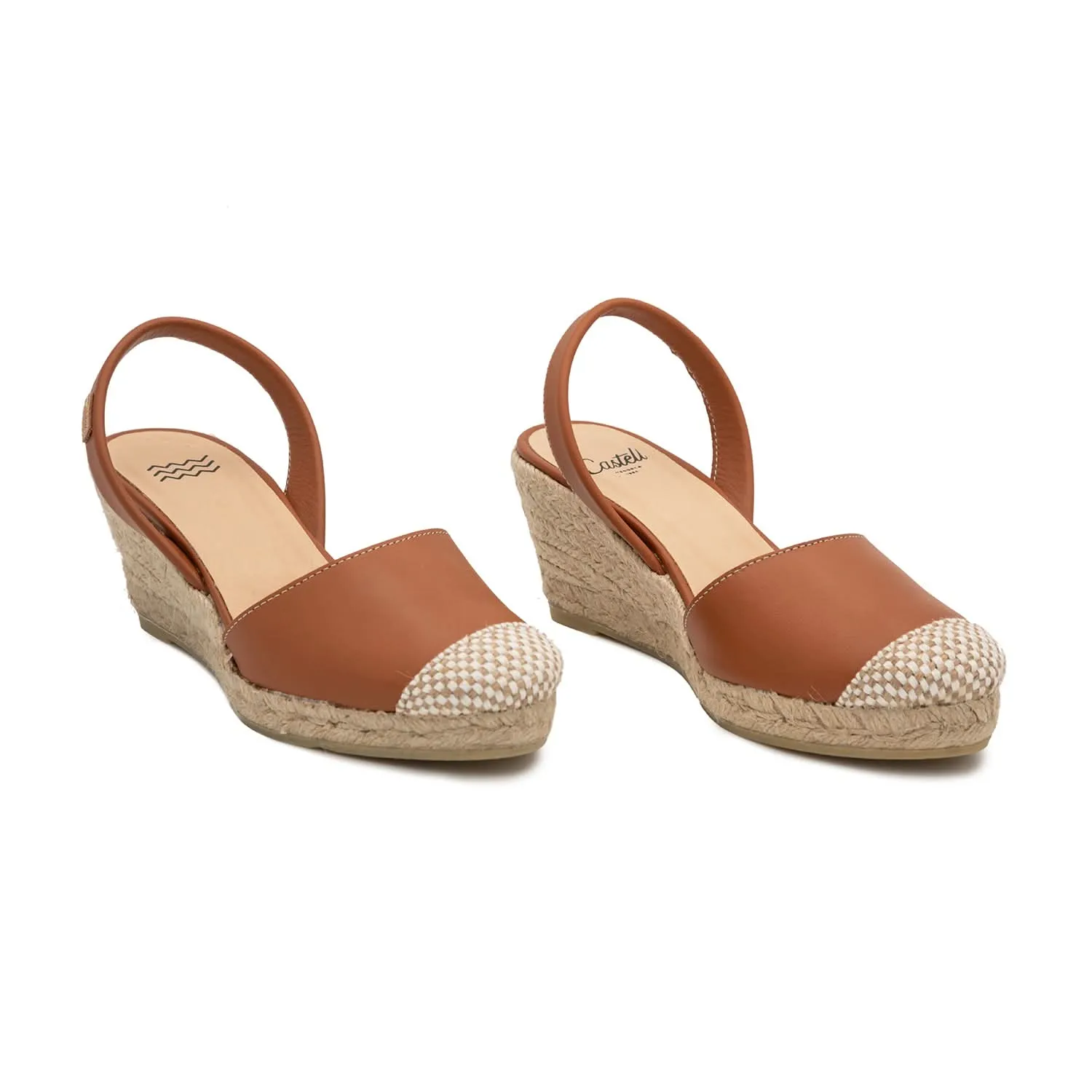 Closed Toe Leather Espadrille - Frida Montada 1924 Ciervo 5C