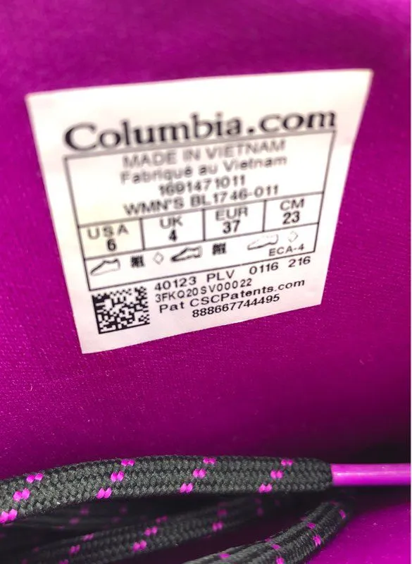 Columbia Women's Loveland BL1746-011 Gray Snow Boots - Size 6