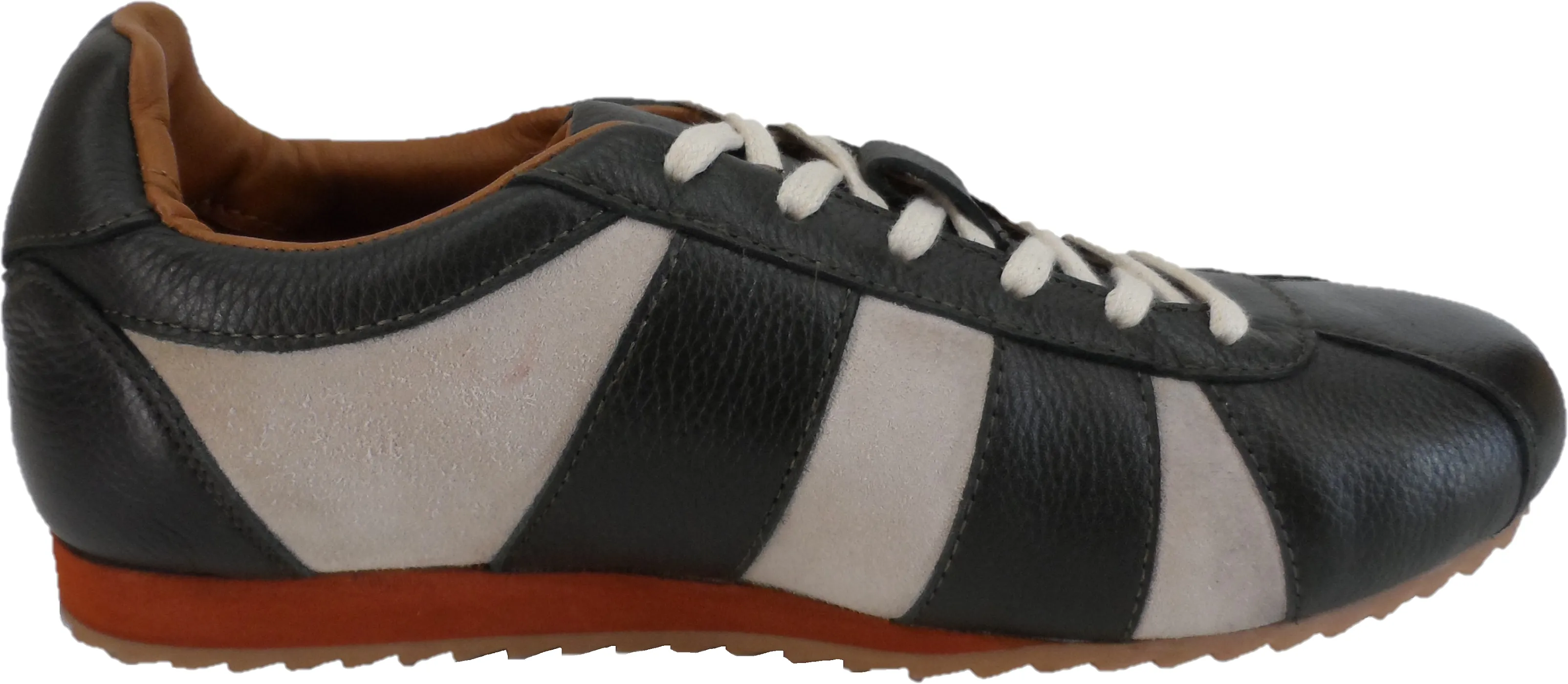Delicous Junction Mens Dark Olive Chad Trainers