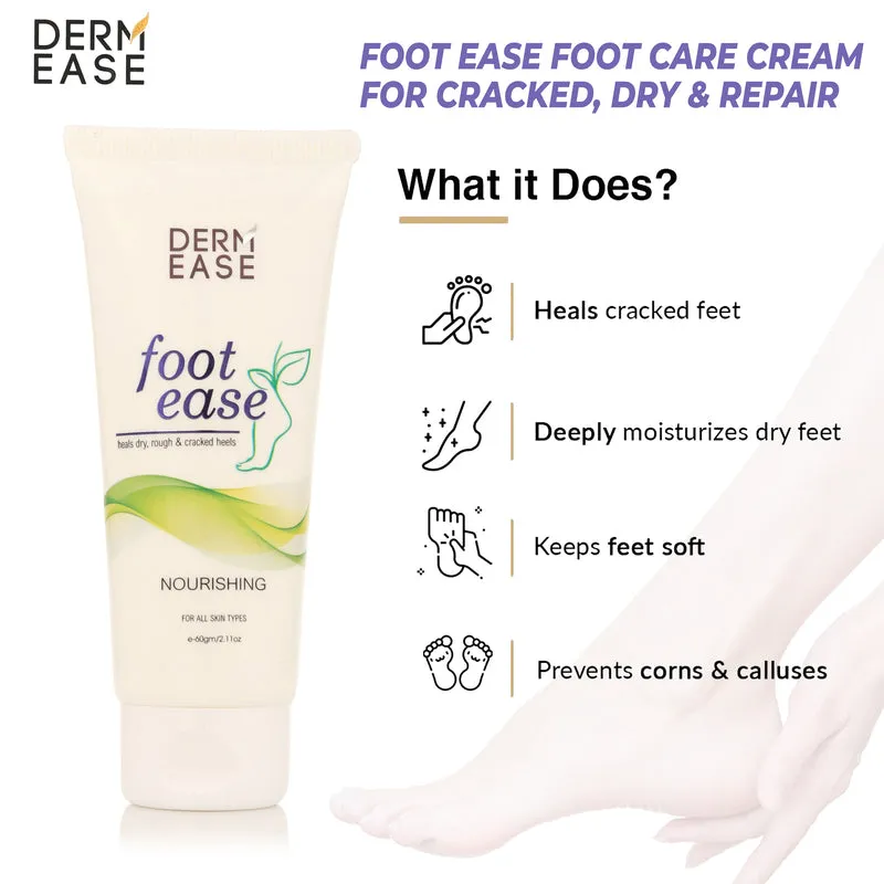 FOOT EASE HEALS DRY, ROUGH & CRACKED HEELS