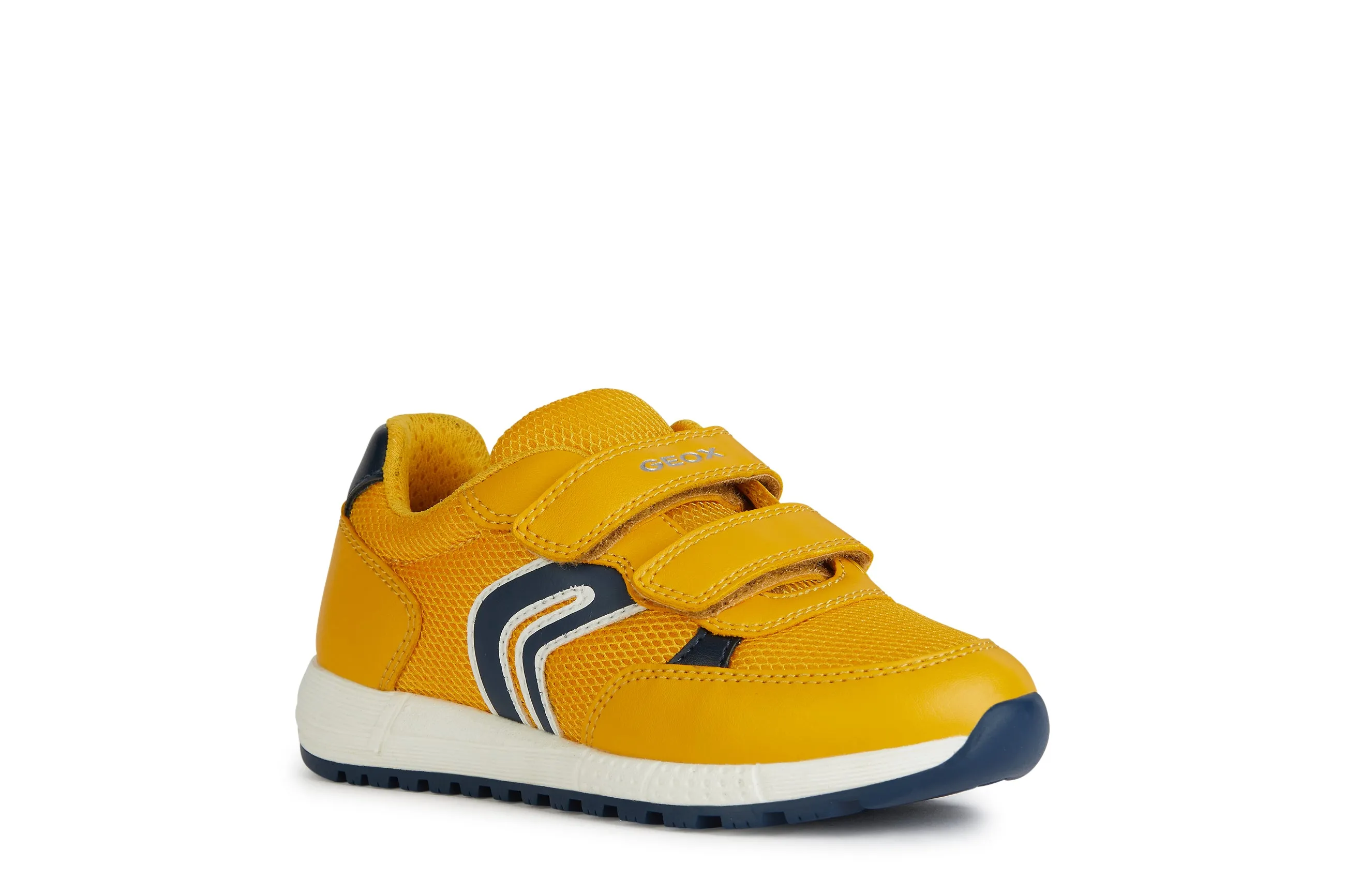 Geox Boys Trainers | Alben | Yellow & Navy