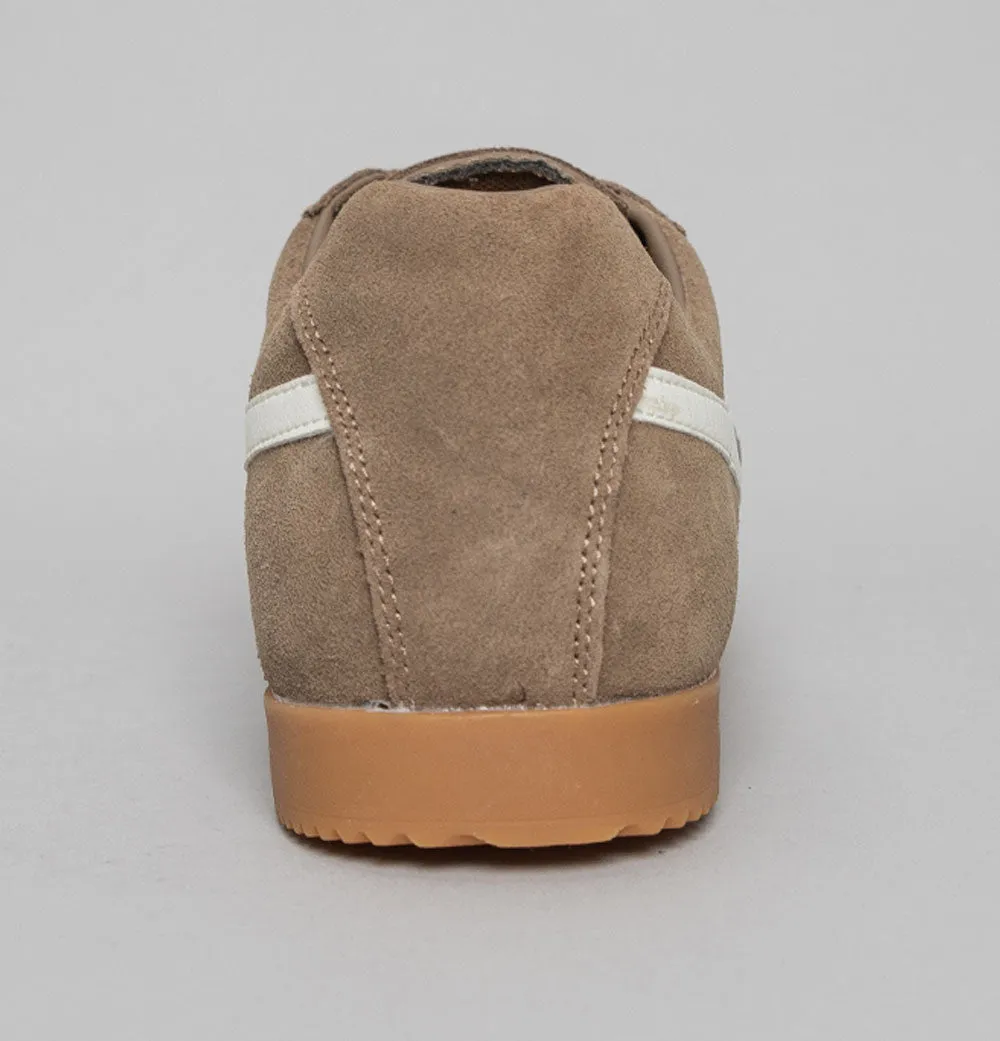 Gola Harrier Suede Trainers Tobacco/Off White