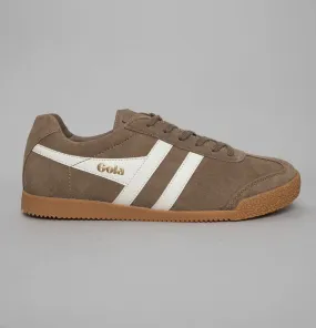 Gola Harrier Suede Trainers Tobacco/Off White