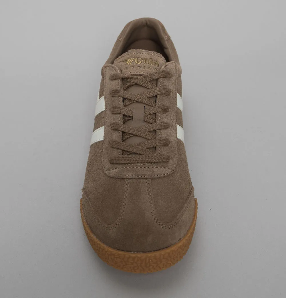 Gola Harrier Suede Trainers Tobacco/Off White