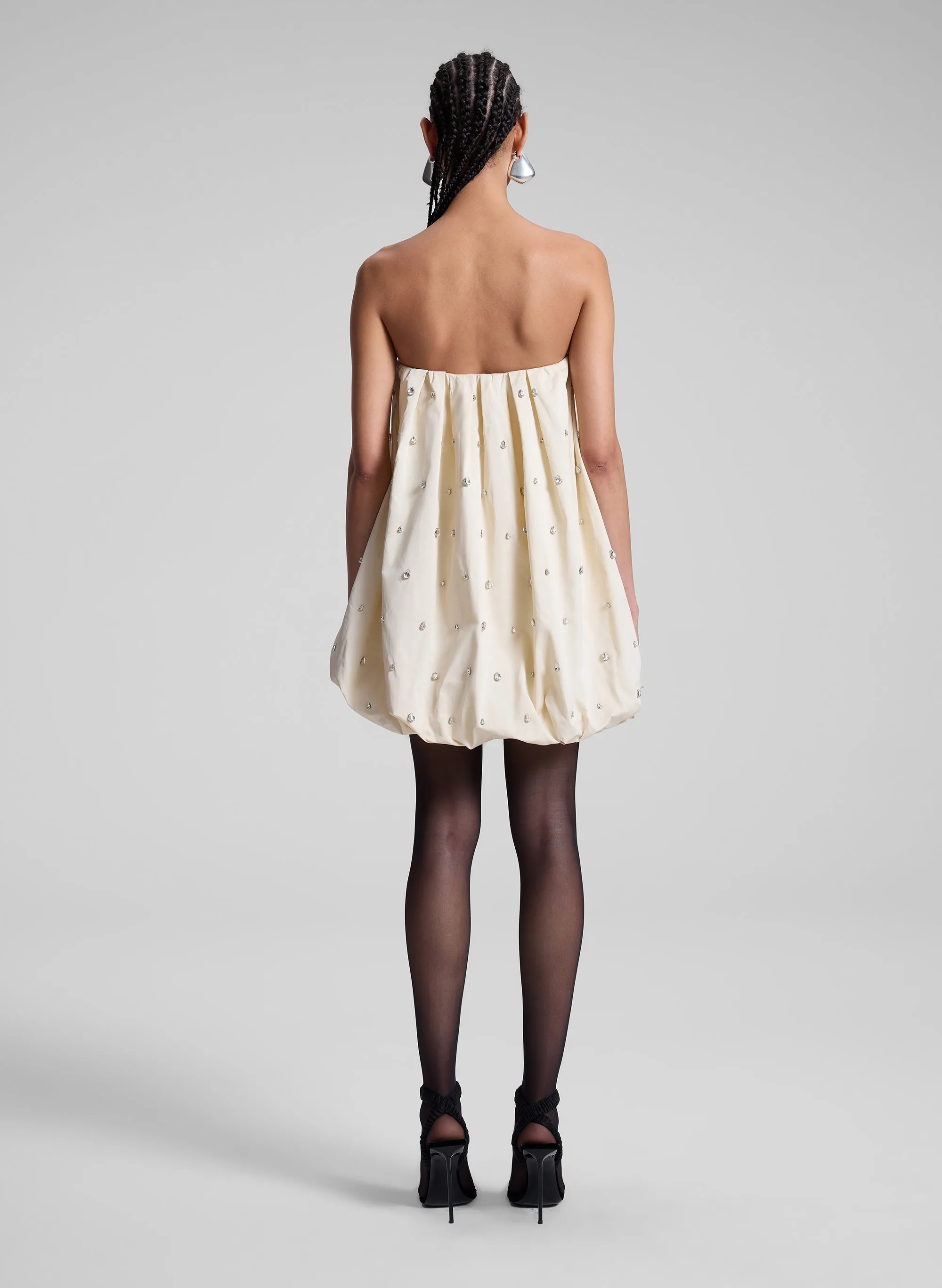 Holly Strapless Embellished Mini Dress