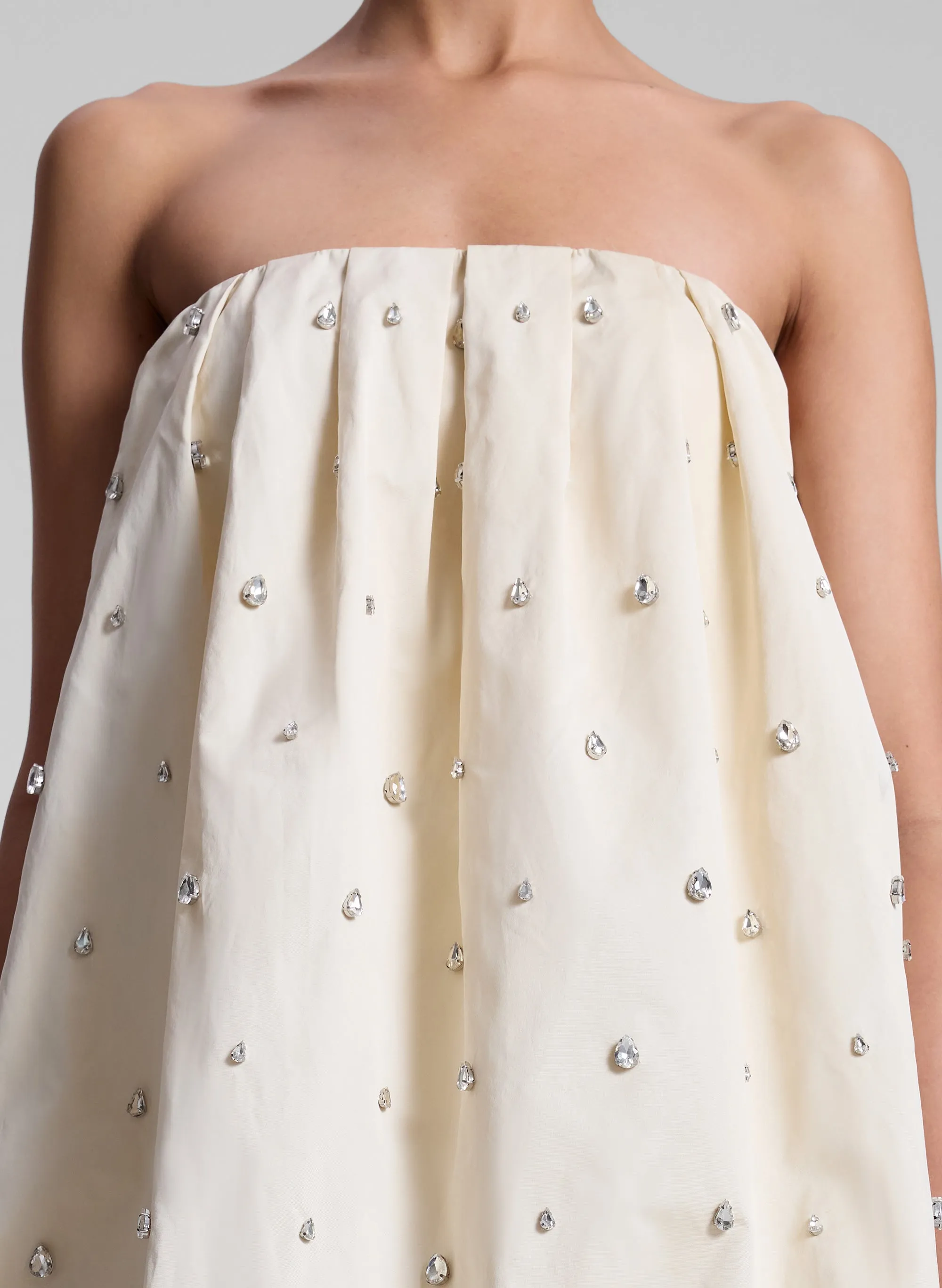 Holly Strapless Embellished Mini Dress
