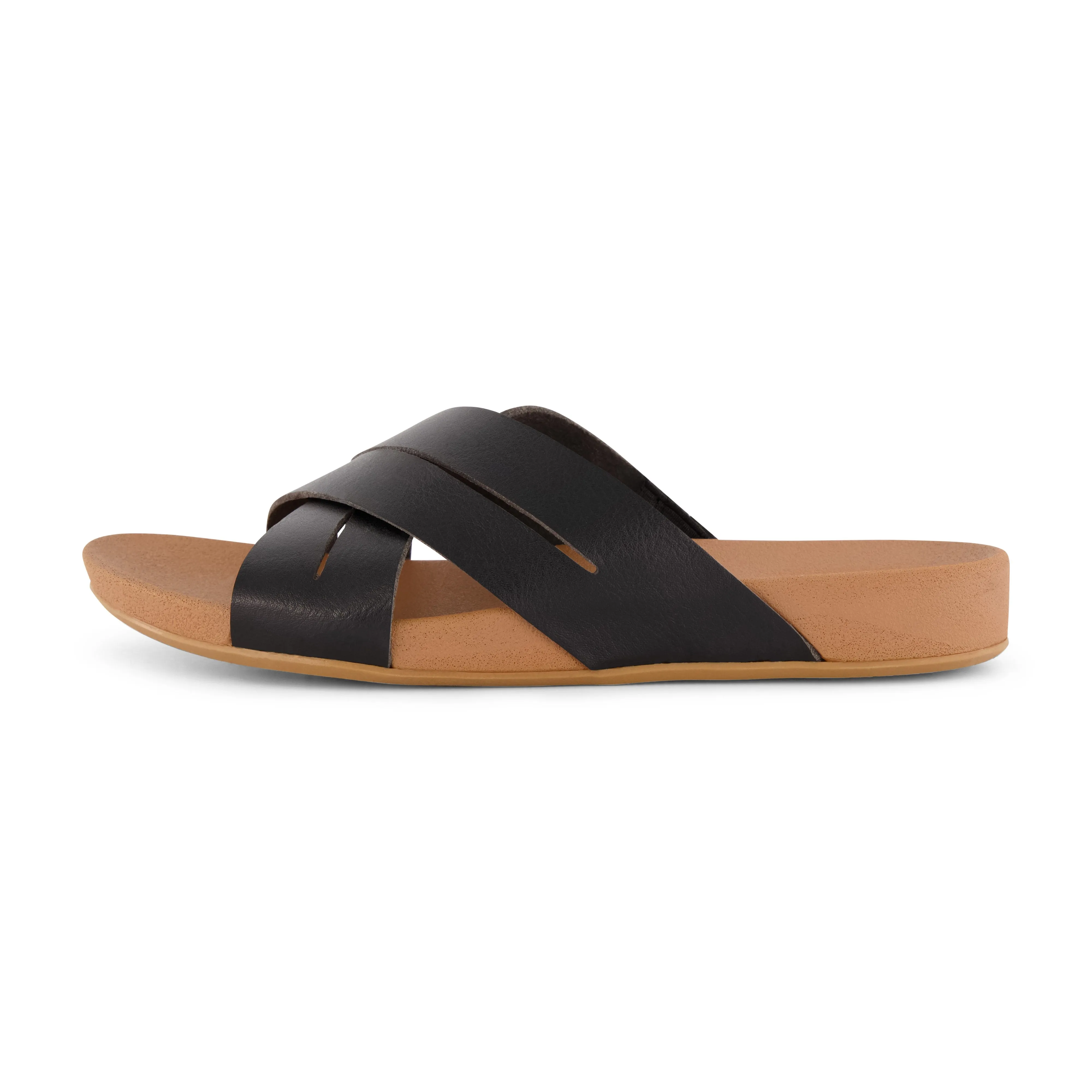 Jackie Cross Band Footbed Sandal