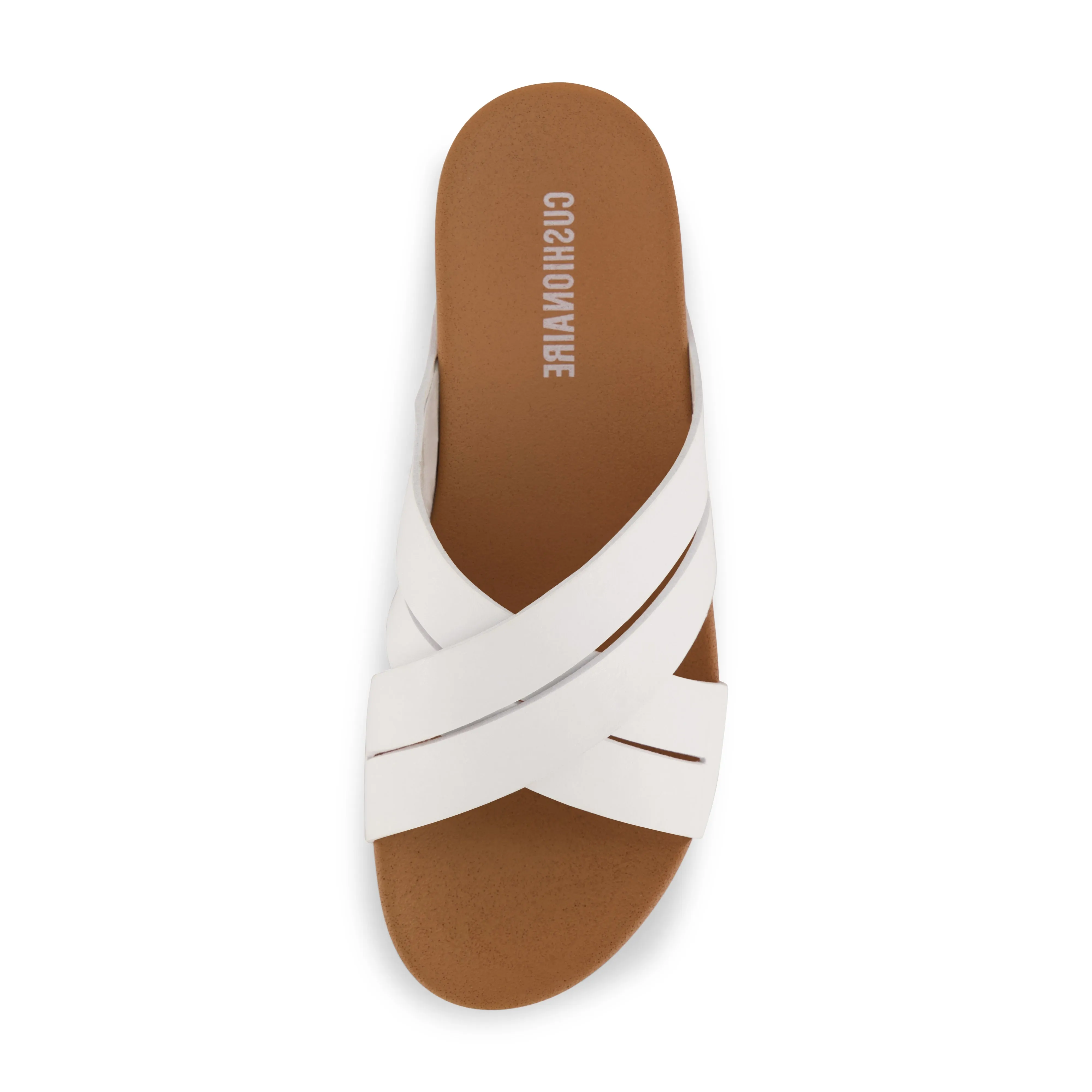 Jackie Cross Band Footbed Sandal