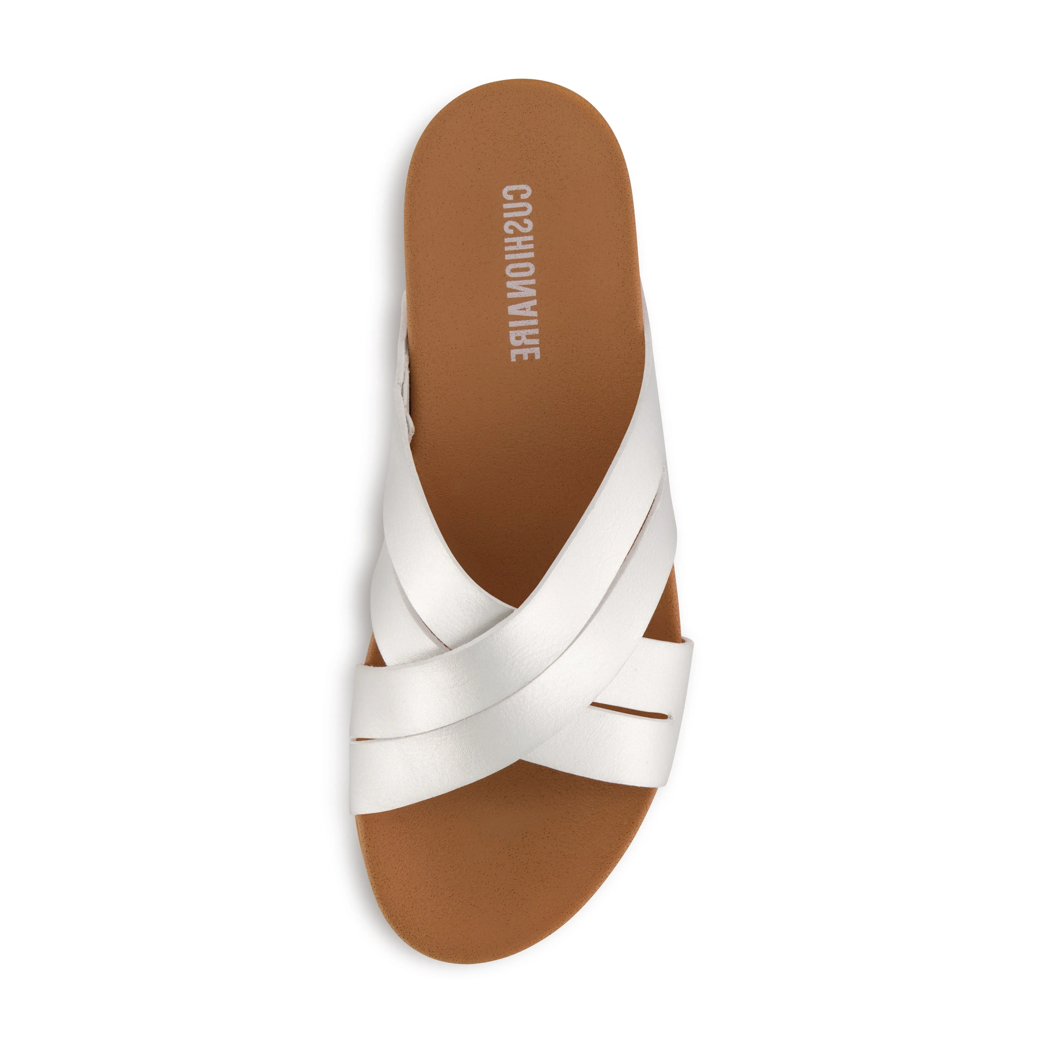 Jackie Cross Band Footbed Sandal