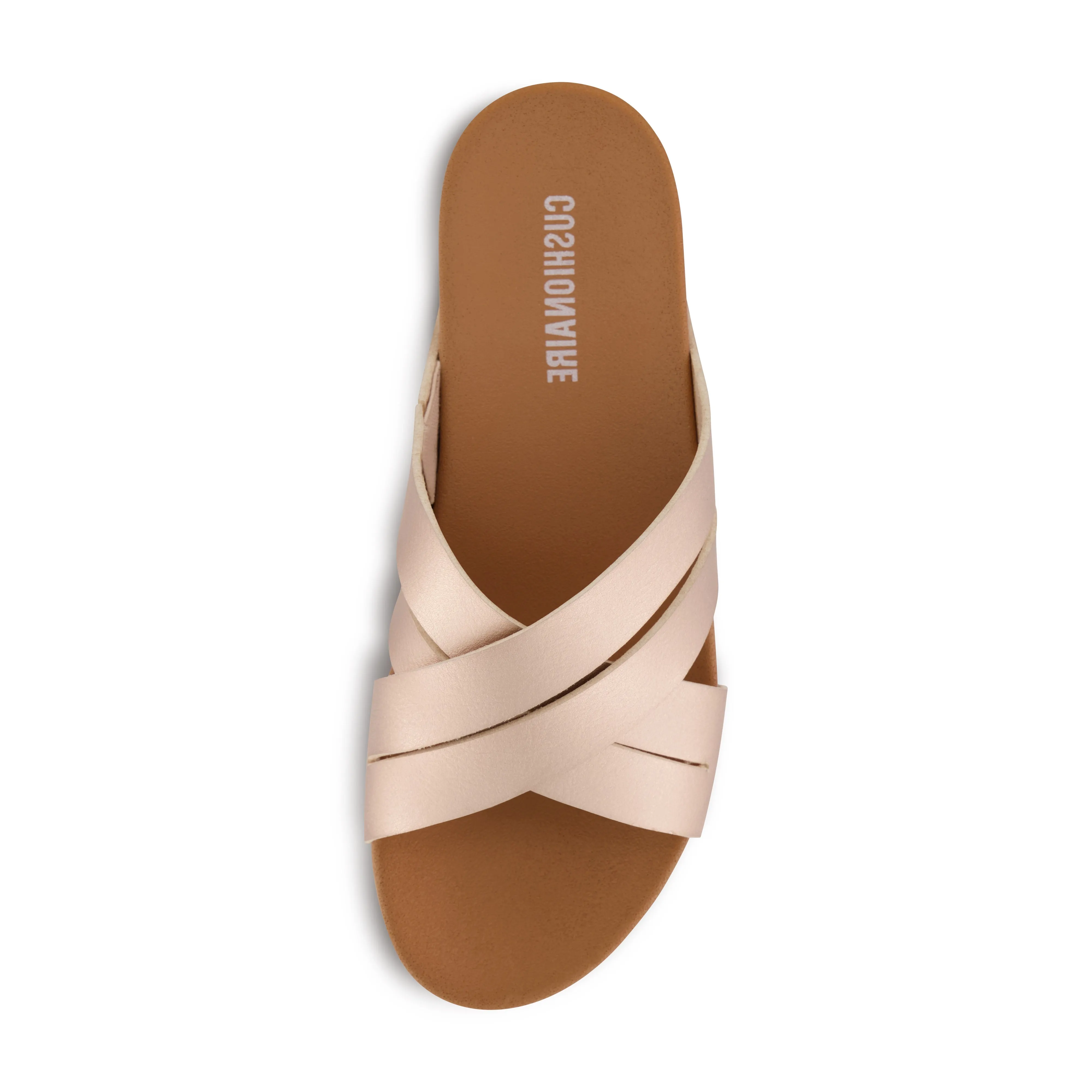 Jackie Cross Band Footbed Sandal