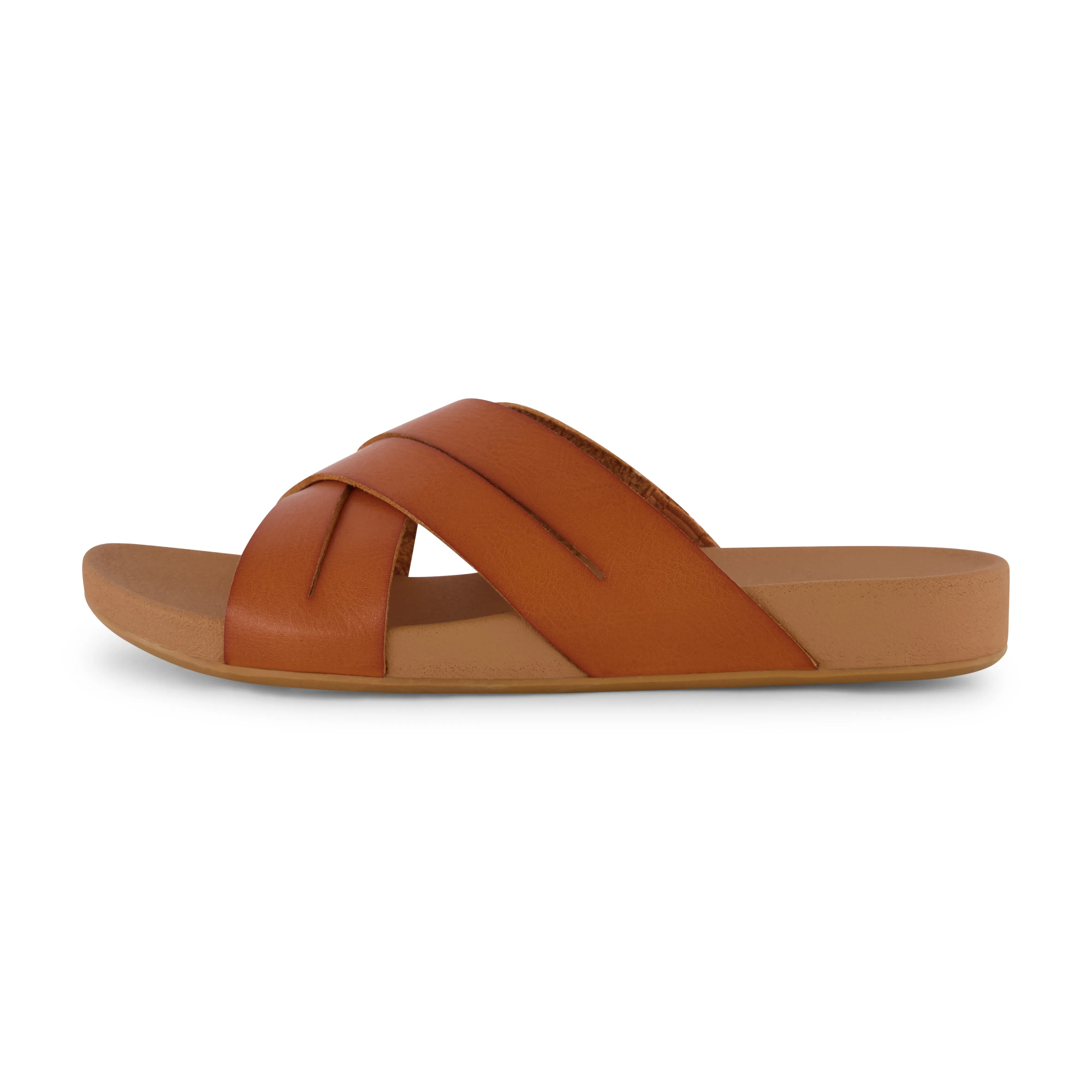 Jackie Cross Band Footbed Sandal
