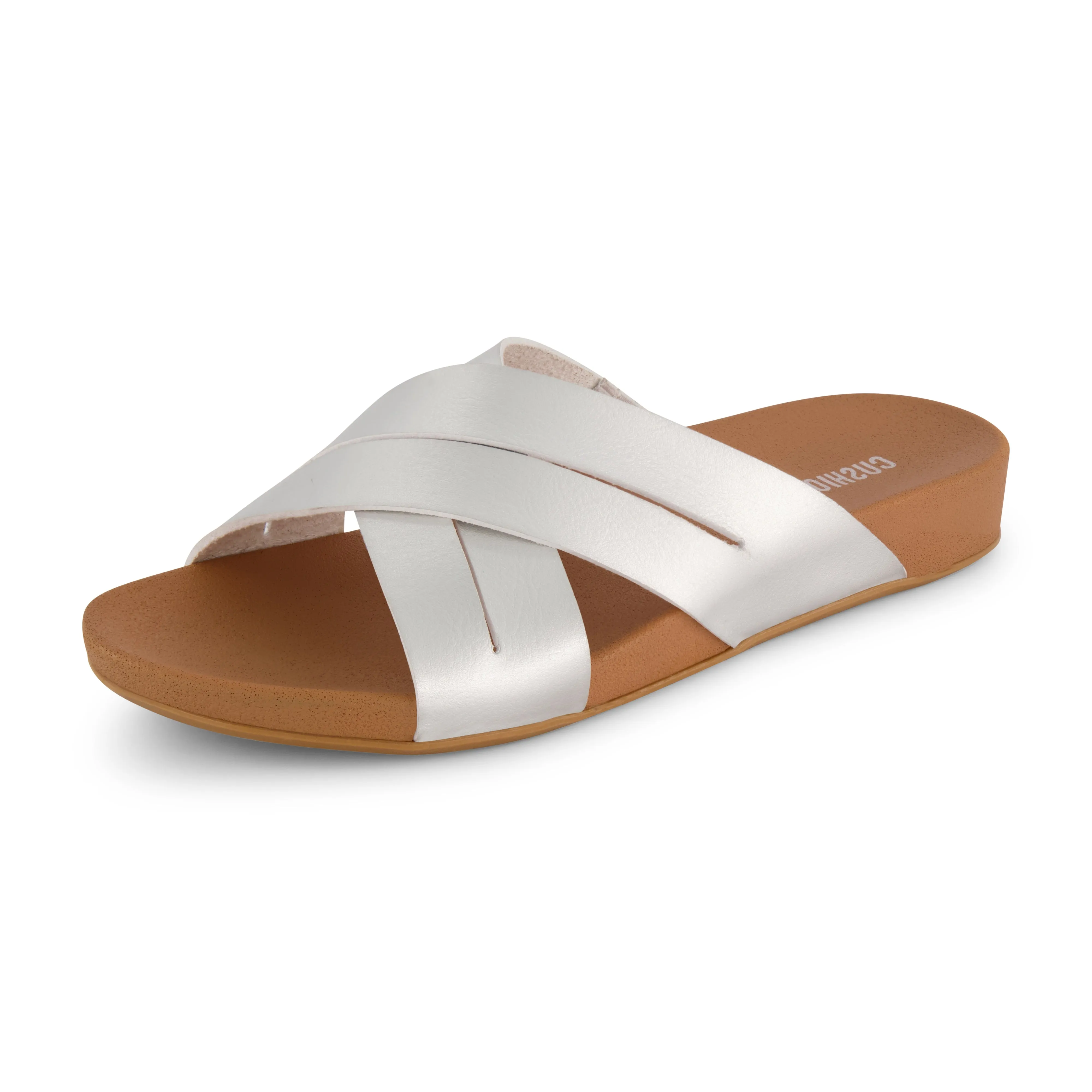 Jackie Cross Band Footbed Sandal
