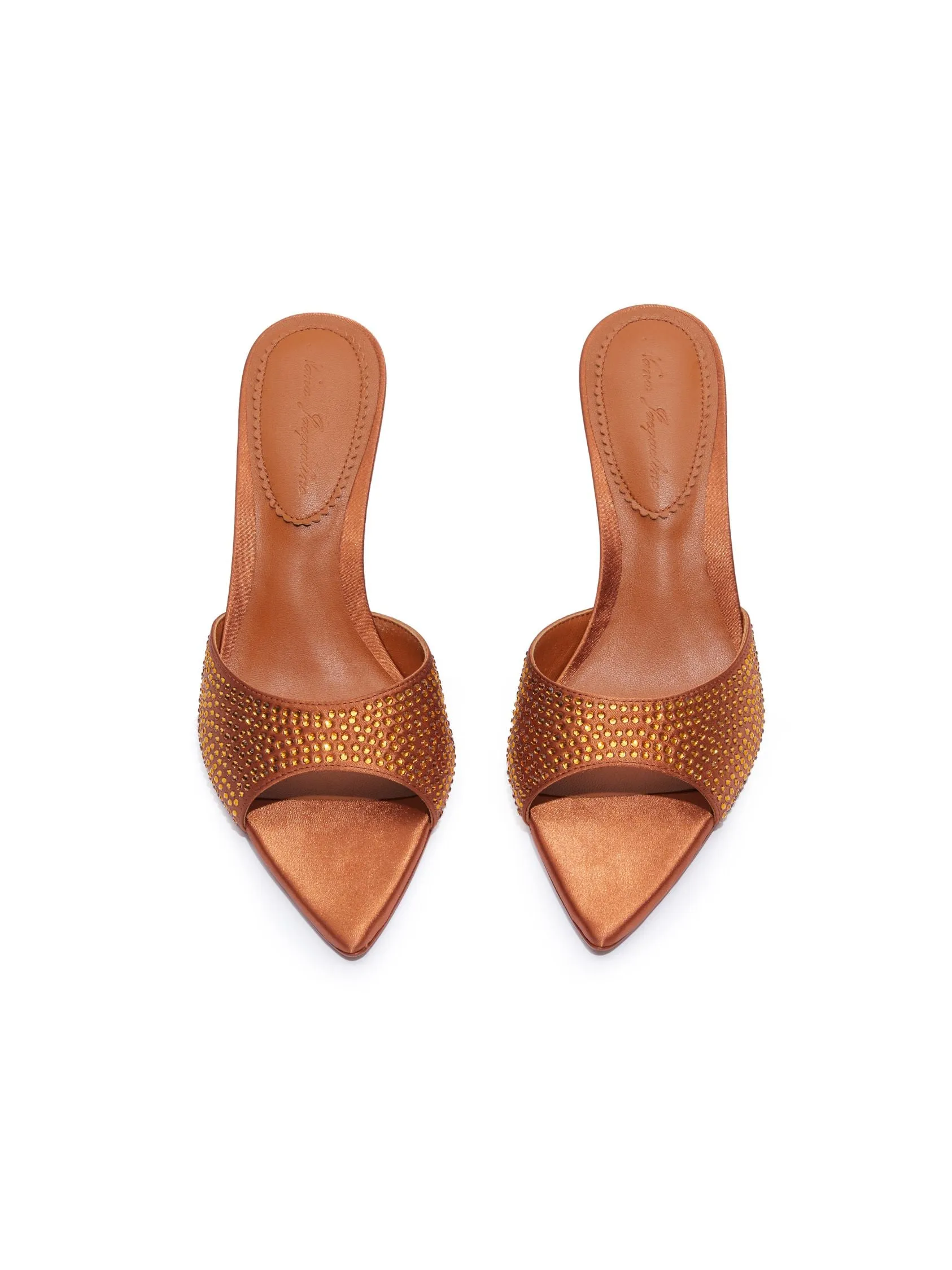 Kate Diamond Heels (Brown) (Final Sale)