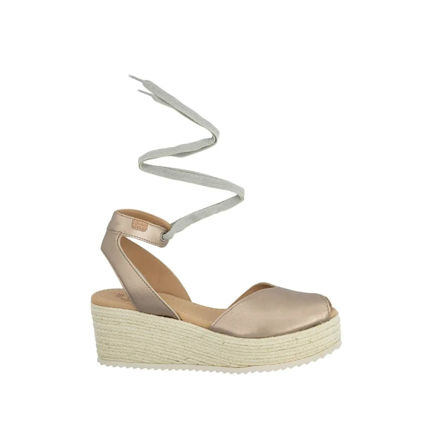 Leather Open Toe Menorcan Sandal With Metallic Shine For Women - Toy 2178 Metallic