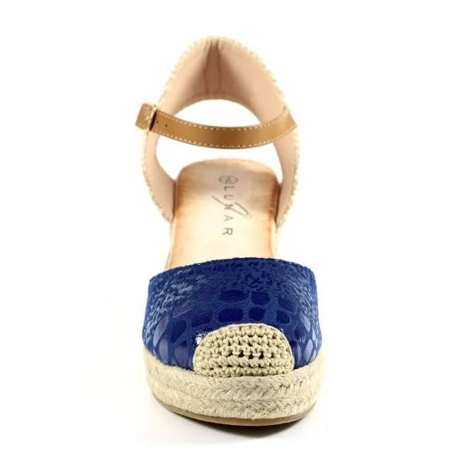 Lunar Craster espadrille blue