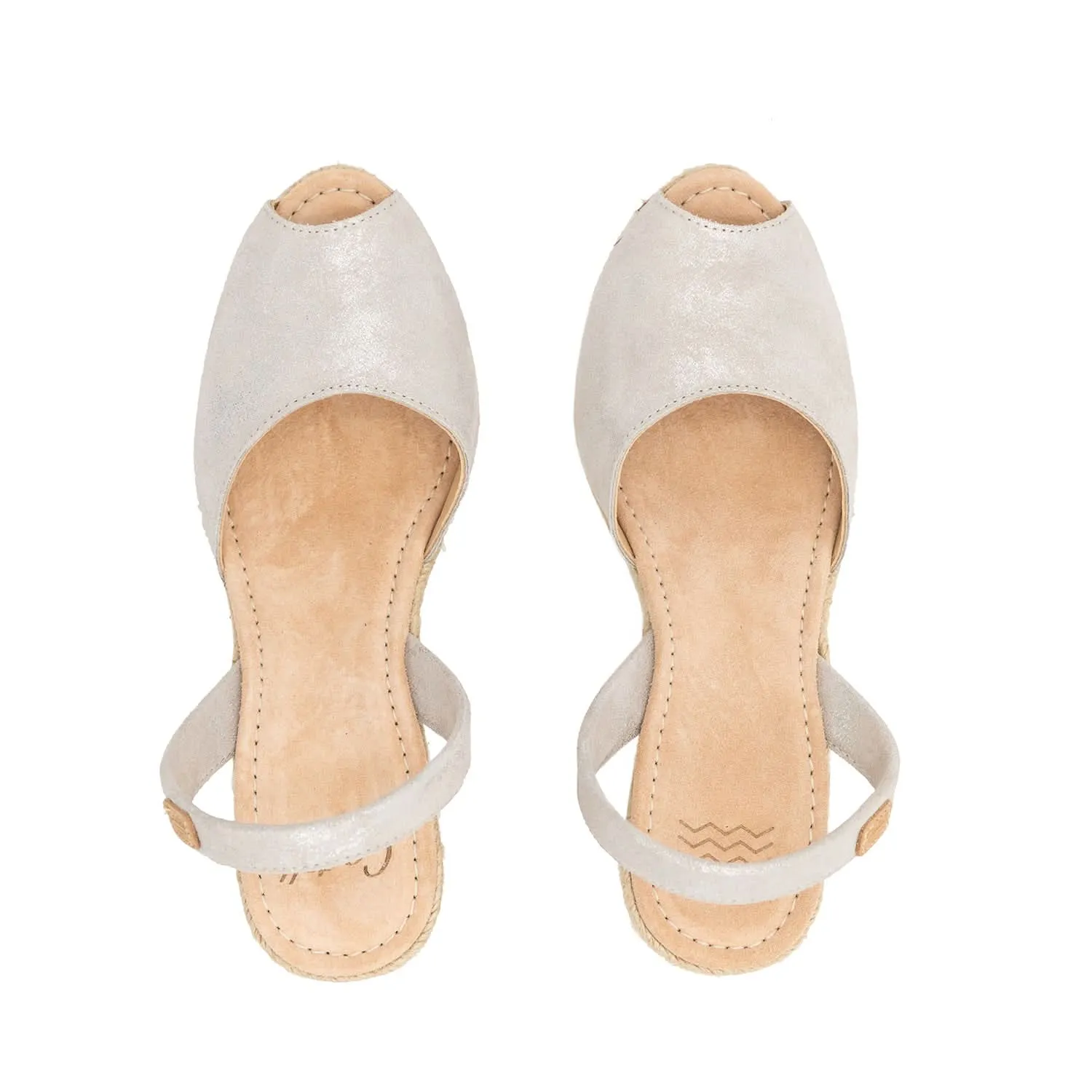 Metallic Leather Espadrille - Frida Montada 2006 H Saturno