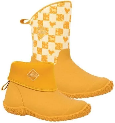 Muck Women's Muckster II Mid Waterproof Ankle Work Boot -Yellow- WM28FRM