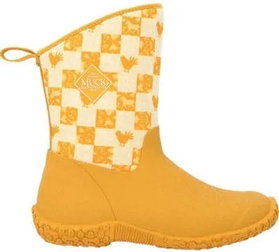 Muck Women's Muckster II Mid Waterproof Ankle Work Boot -Yellow- WM28FRM