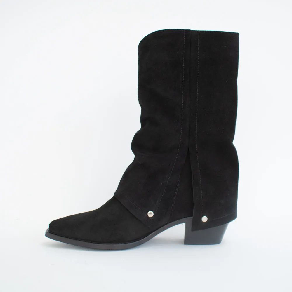 Myla 2 Black Suede