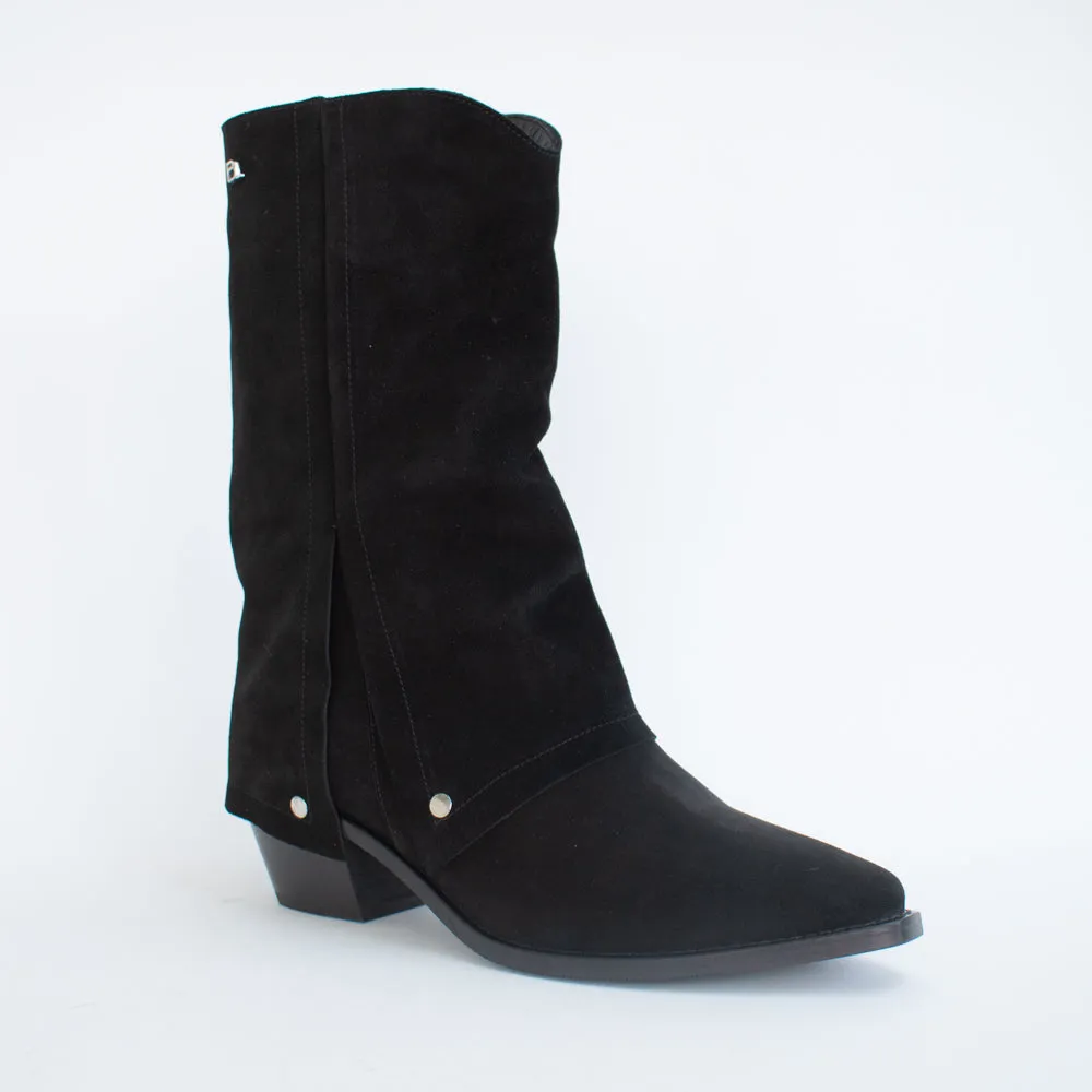 Myla 2 Black Suede