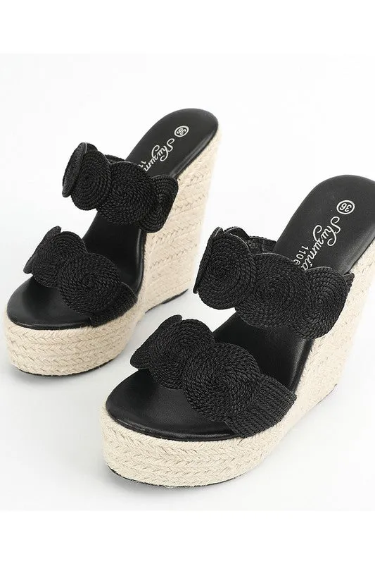 Paris Slip On Wedges