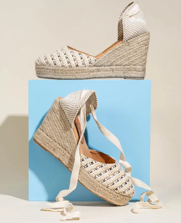 Patricia Green - Lillian Raffia Lace Up Espadrille