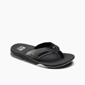Reef Men's Fanning Flips- Black/ Taupe Fade