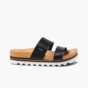 Reef Women's Cushion Bounce Vista Hi Sandals- Black