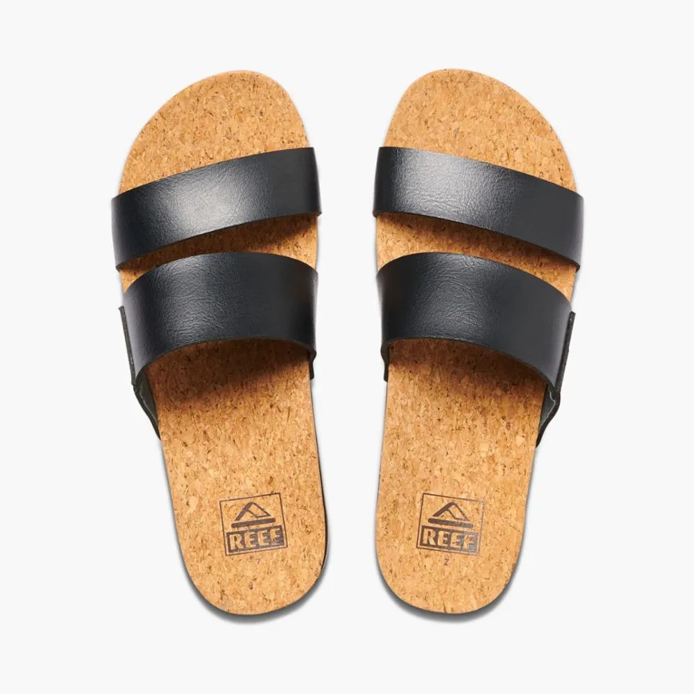 Reef Women's Cushion Bounce Vista Hi Sandals- Black