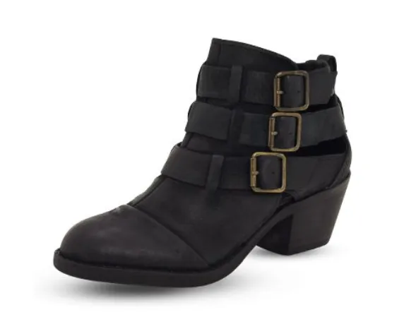 Roc Boots Cordoba Black Cut Out Ankle Boot
