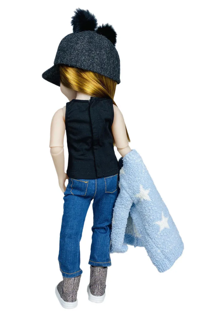 RUBY RED FASHION FRIENDS 14 INCH(35CM) POSABLE DOLL ROCK STAR STELLA