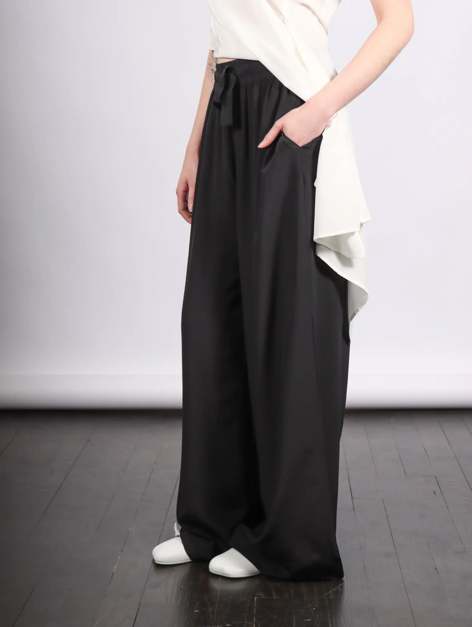 Sera Pant in Black by Shwetambari