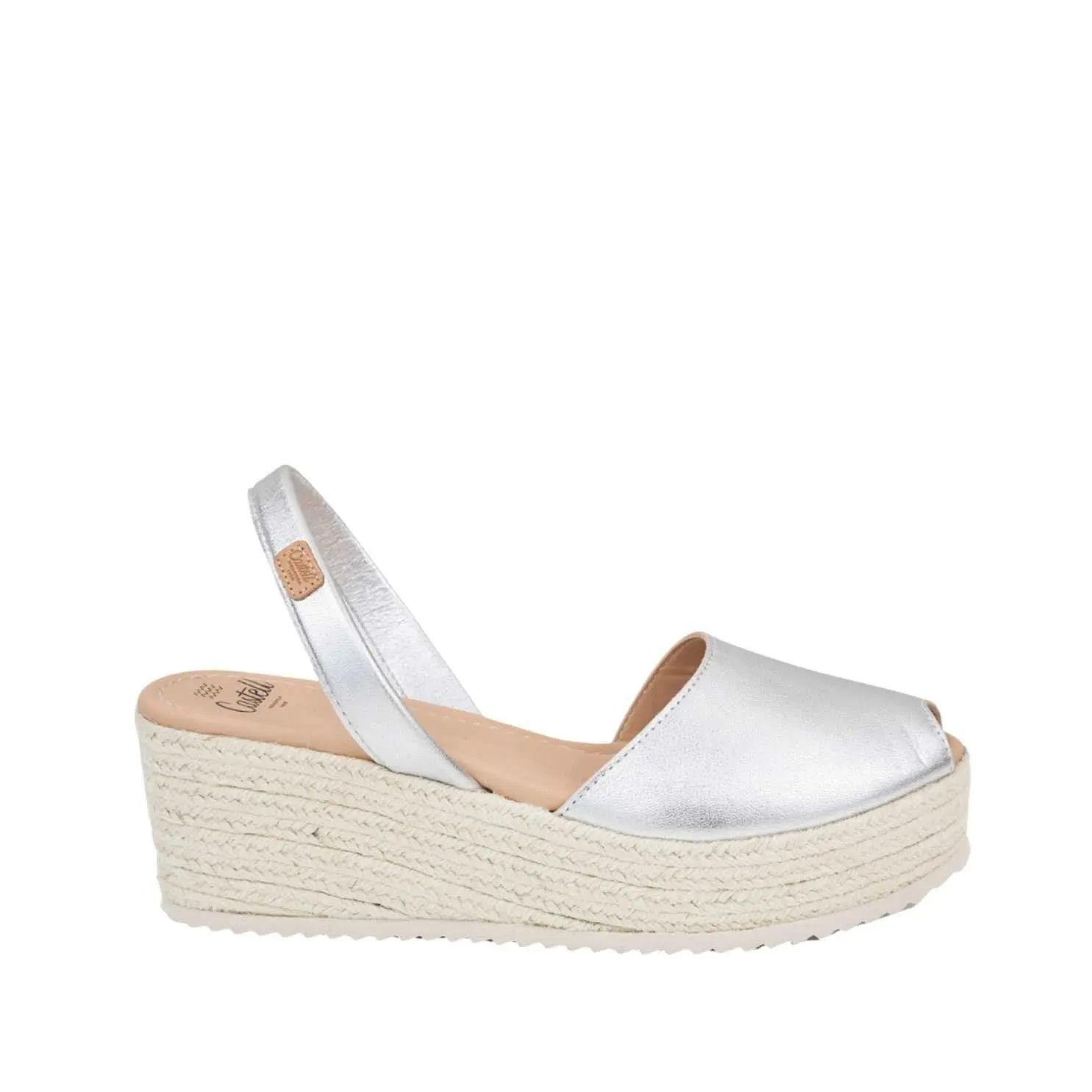Standard Leather Menorcan Sandal With Metallic Touch For Women - Toy 2176 Metallic