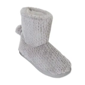 Style Slipper in Grey Fabric