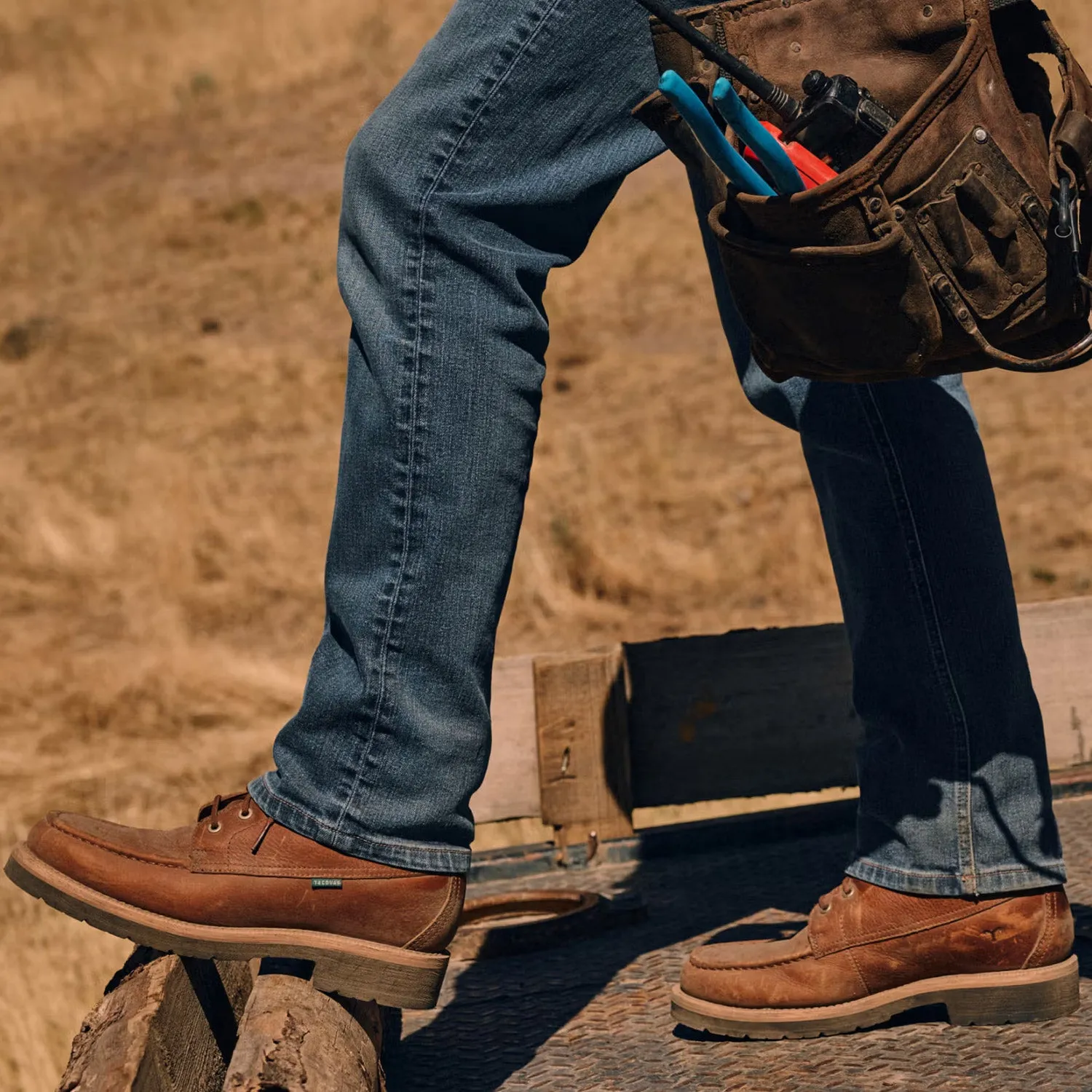 Tecovas Men's Rugged 6" Water Resistant Moc Toe Work Boot