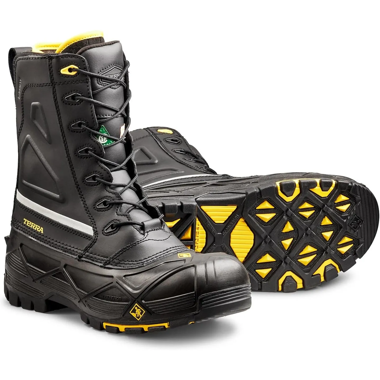 Terra Men's Crossbow Comp Toe WP Winter Pac Safety Work Boot -Black- R5605B