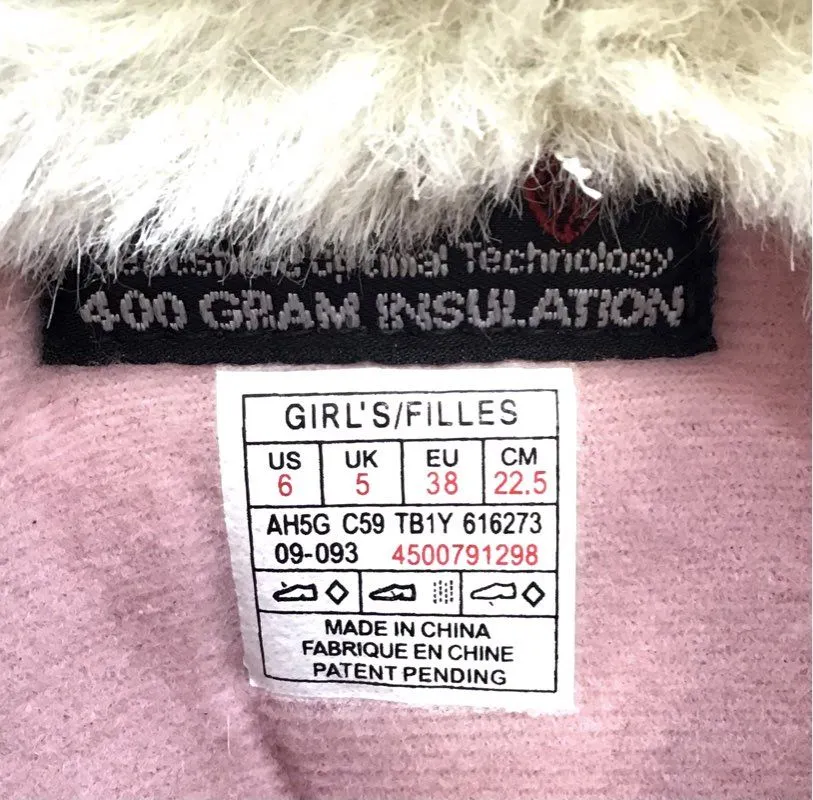 The North Face Girls Brown Snow Boots - Size 6