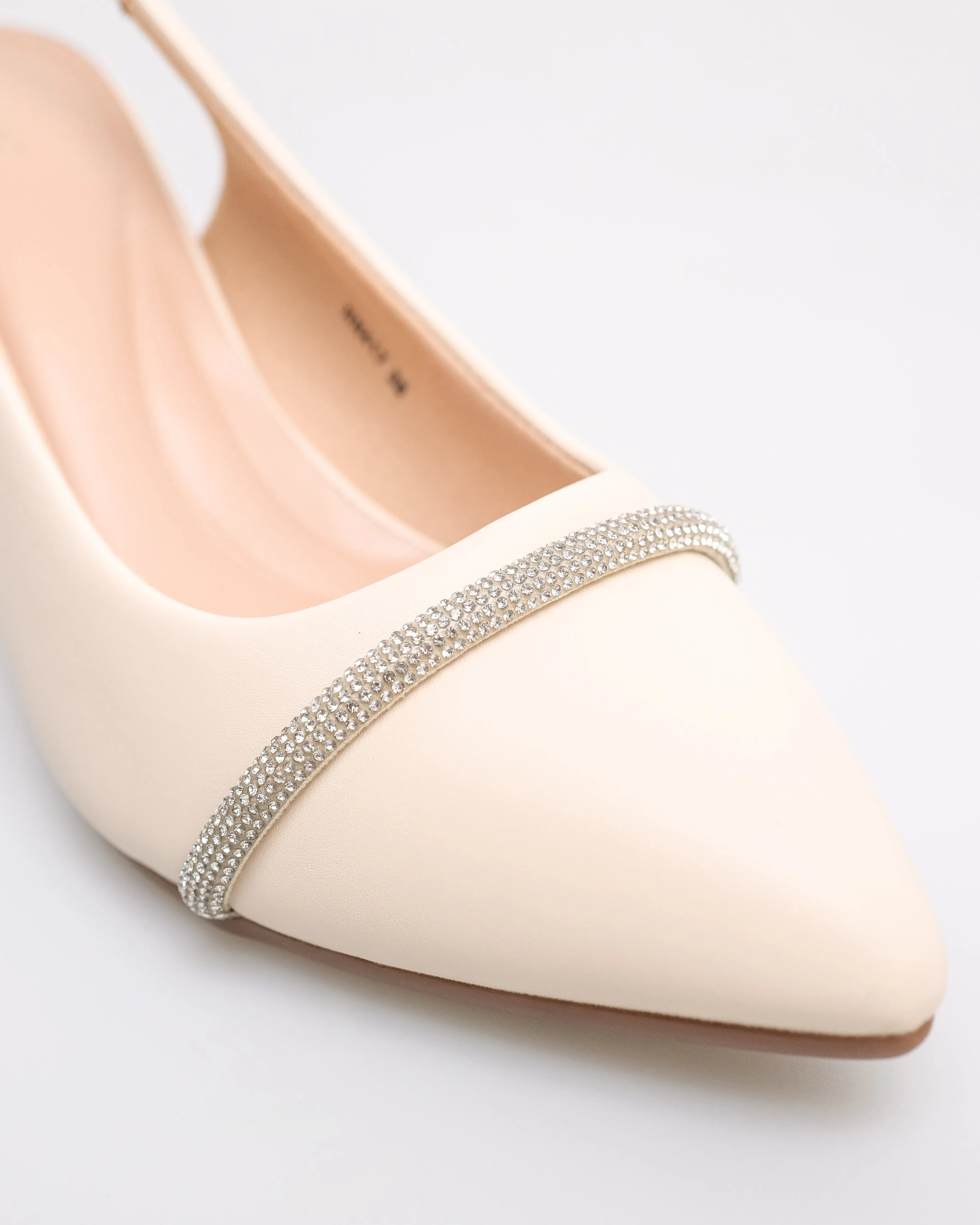Tomaz NN417 Ladies Glittery Band Heels