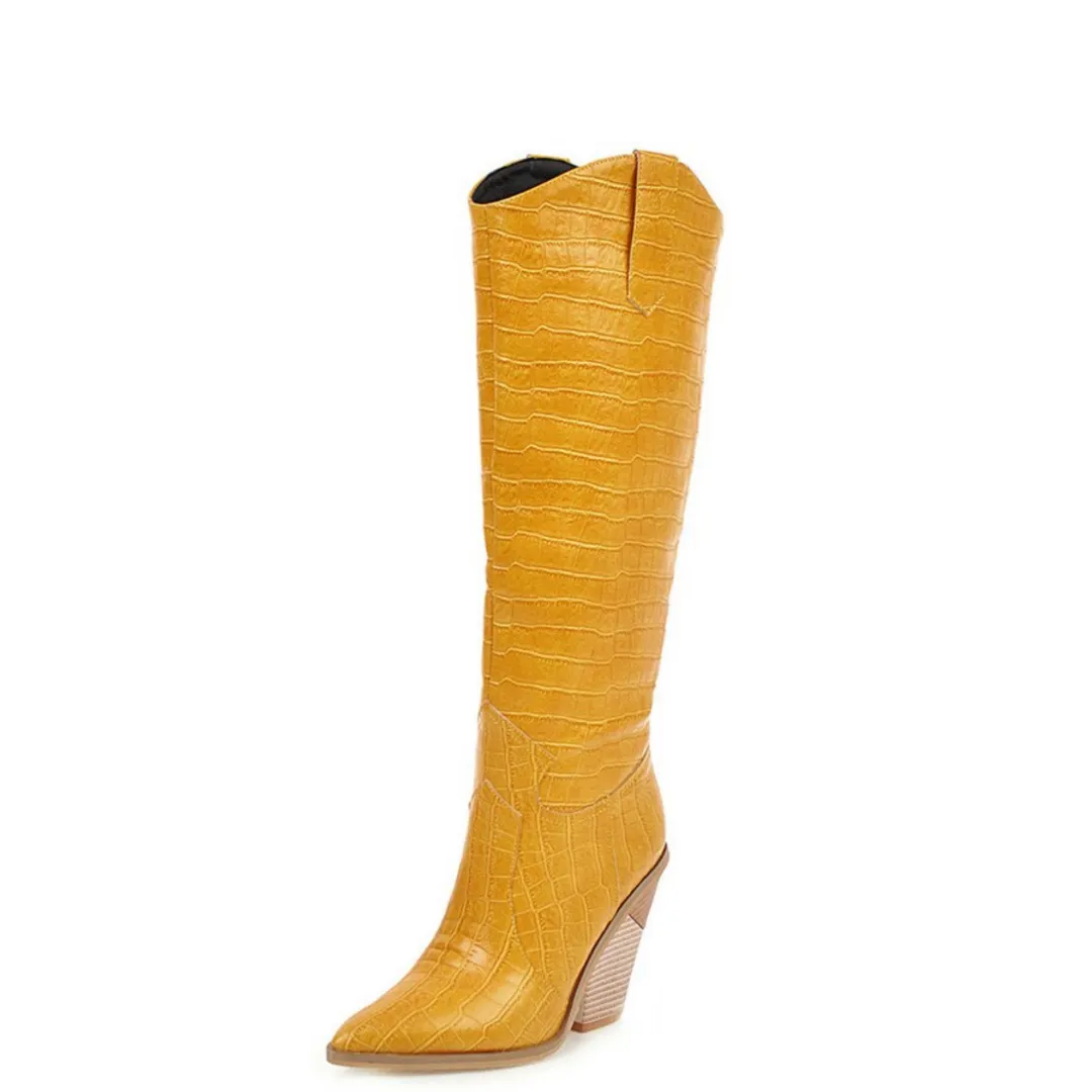 USS Shoes Nina Women's High Cowgirl Boots